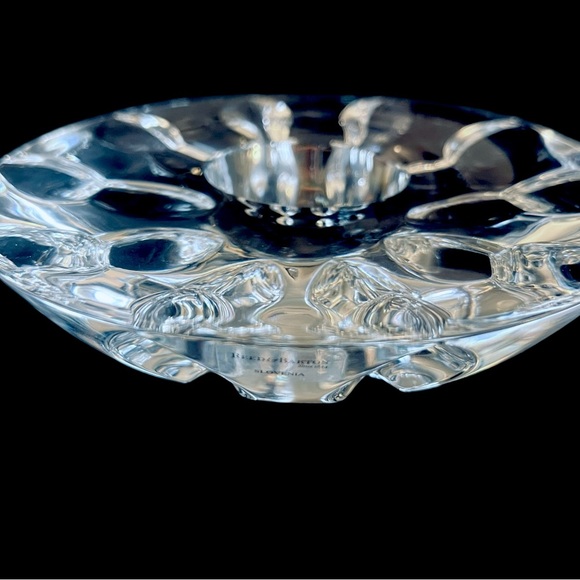REED & BARTON Crystal Equinox Round Tealight Candle Holder 6" Miller Rogaska - Picture 5 of 12
